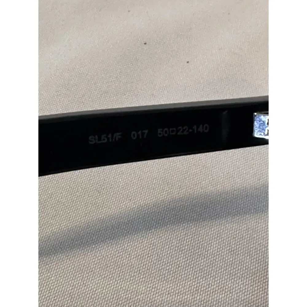 Saint Laurent Sunglasses Womens Black Studded SL51/F